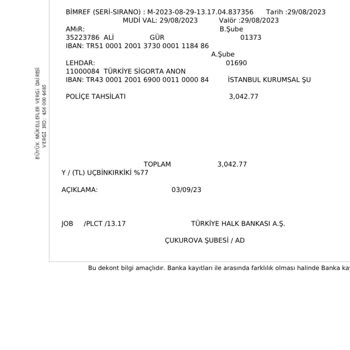 Halkbank Benden Onay Almadan Sigorta Yapmış