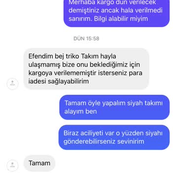 Moda Aksa (Modaaksaa) Modaaksa Para İademi Yapmadı
