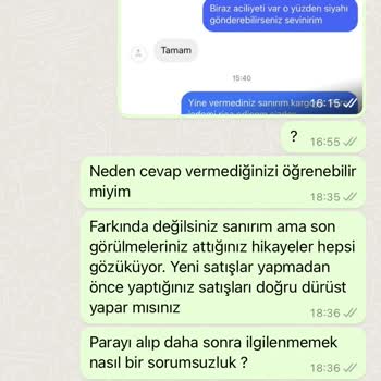 Moda Aksa (Modaaksaa) Modaaksa Para İademi Yapmadı