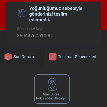 Aras Kargo Pişmanlıktır Kargoyu Bırakmadan Geri Gittiler