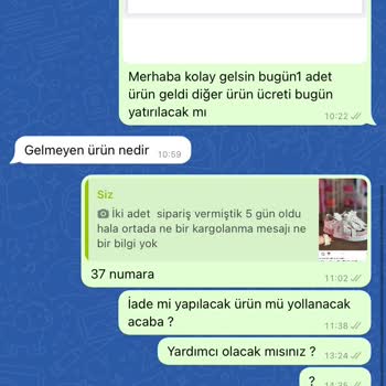 By Merve Kaya Ürün Göndermiyor İade Yok