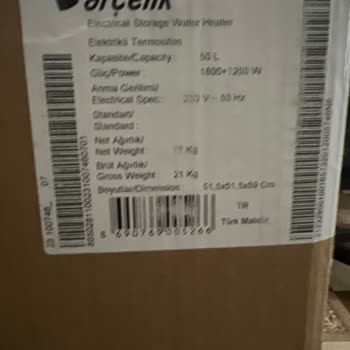 Arçelik Termosifon Kurulumu Servis Randevusuna Gelmedi