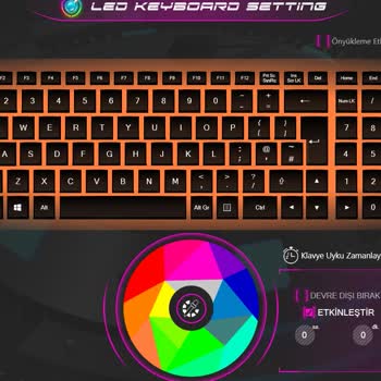 Monster Notebook Klavye Ve Fan