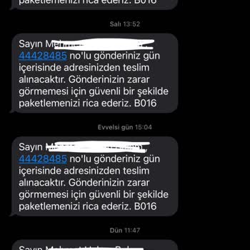 Dyson Kargo Firması Ürünüm İade Alınmıyor