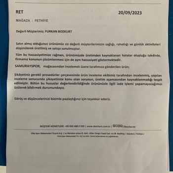 Skechers Ayakkabı Topuk Kısmı Deformasyonu