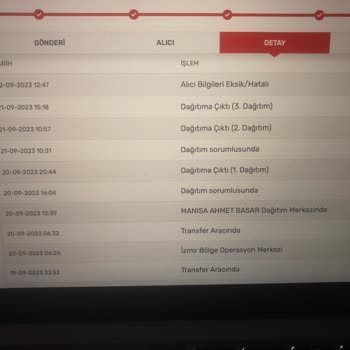 Kargomsende Firmasının Ürünü Hala Teslim Edememesi!