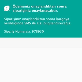 Sahibinden Param Güvende Uygulamasıyla Sipariş Ettiğim Ürünüm Gelmedi.