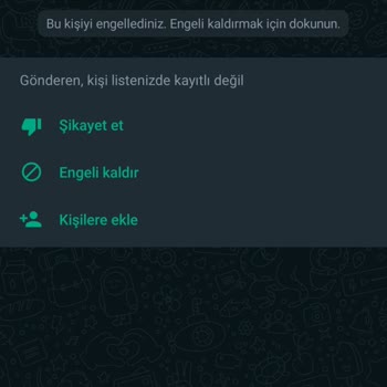 Yabancı Ülkelerden Arıyor Bu Sorumluluk WhatsApp Suçludur