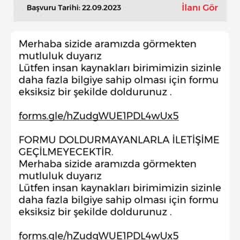 İşin Olsun Adıma Kayıtlı IBAN İstendi