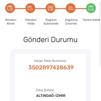 Aras Kargo Ücretini Ödediğim Kargoyu Başkasına Teslim Etti
