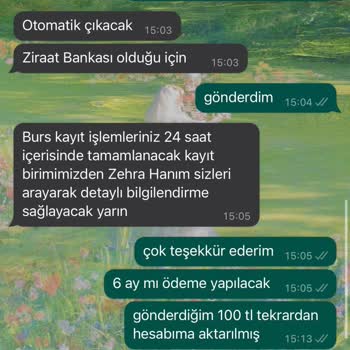 Anadolu Vakfı Tarafıma Yapılan Sahte Burs Sonucu!