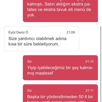 McDonald's Eksik Ve Hasarlı Ürün