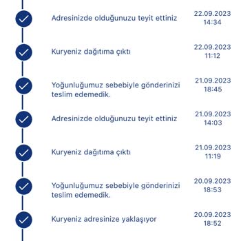 Aras Kargo Kargoyu Teslim Edememe Durumu