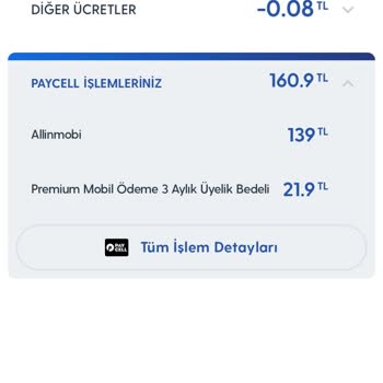 Vizyon Elektronik Para Bilgim Dışında Faturama Ücret Yansıtıldı