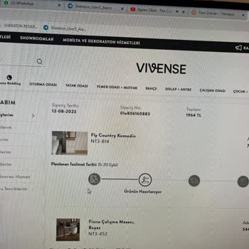 Vivense'DEN Aldığım Ürün 1 Buçuk Aydır Teslim Edilmedi
