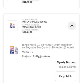 Bingo Sahte Ürün Olarak Gönderilmiştir.