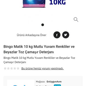 Bingo Sahte Ürün Olarak Gönderilmiştir.