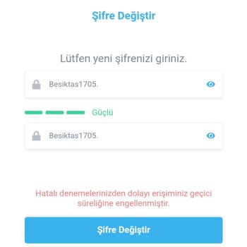 Bitexen Hesabınız Geçici Olarak Engellendi