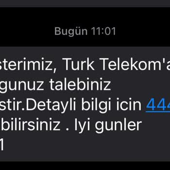 Türk Telekom Müşteri Temsilcisinin Yanlış Bilgi Vermesi
