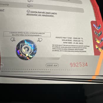 Otorapor 992534 Numaralı Eksper Raporuyla İlgili Yaşadığım Sorun