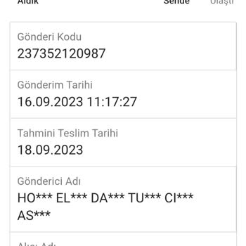 Karaca Züccaciye Bir Türlü Gelmeyen Kargo