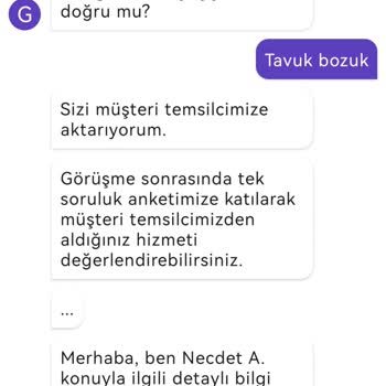 Getirin Sattığı Ürünlerin Arkasında Durmaması
