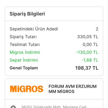 Migros Sepet İndirimi Kaldırmışlar Ne De