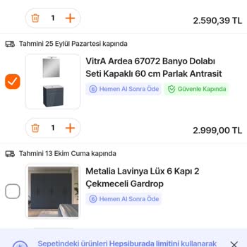 Hepsiburada Sepette Kampanya Uygulanmıyor