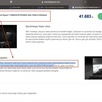 Asus Ve Yetkili Servisinden Şikayetçiyim.