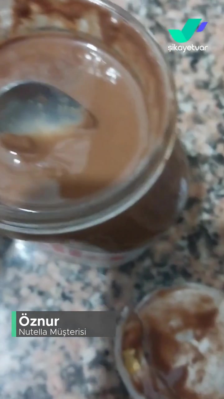 Nutella Ürünün Bozuk Çıkması! videonun kapak resmi