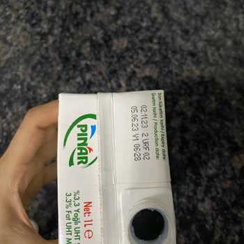 Pınar Et ve Süt Bozuk Süt Tarih Yeni Olmasına Rağmen