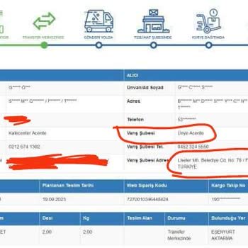 Sürat Kargo Çalışanlarının İşini Yapamaması Ve Saygısızlığı Hakkında