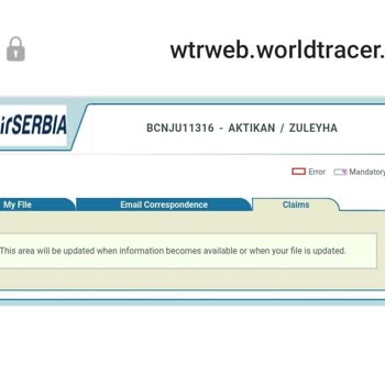 Air Serbia Kaybolan 3 Bagaj Ve Yaşattıkları İnsanlık Dramı.