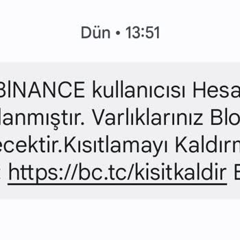 Binance Hesabım Kısıtlandı Ve Varlıklarım Bloke Edildi