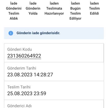 Ebebek İade Ürün / Para İadesi