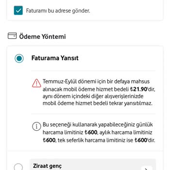 Vodafone Her Şey Yanımda Günlük Limit Aşıldı Hatası