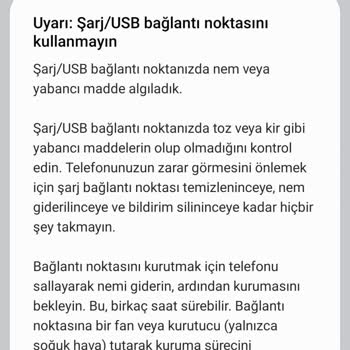 Samsung Telefon Samsung Nem Algılandı Sorunu