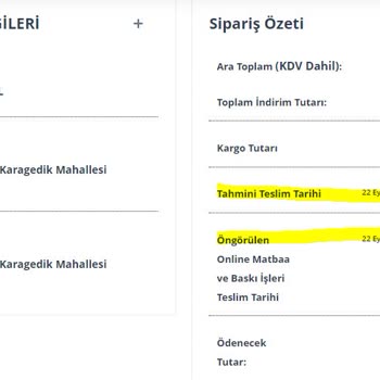 Avansas Siparişimi Teslim Etmiyor