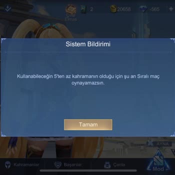 Mobile Legends Elmas Yüklemesi Sonrası Kahramanın Yasaklanması Sorunu