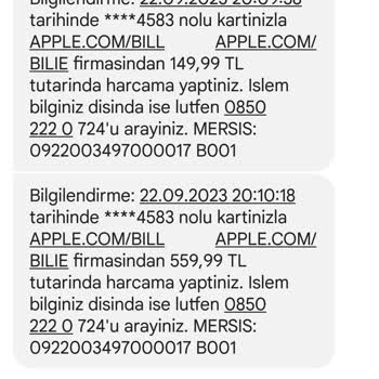 Apple Com Bill Habersiz Para Çekimi
