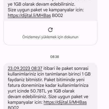 Turkcell İnternet Veri Sorunu