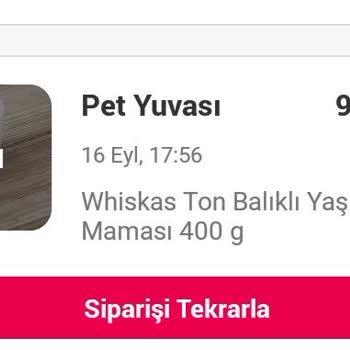 Yemeksepeti Yemek Sepet Param İade Etmedi
