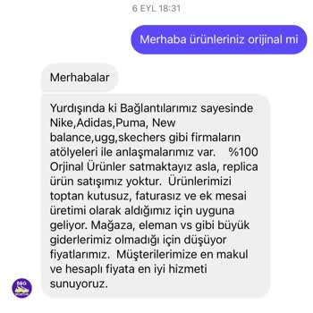 B&G Sportive Orijinal Olmayan Ürün