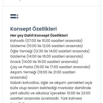 Elite Hotel Otelde Yemek Saatleri Eksik