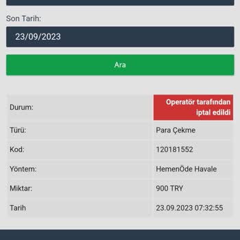Betwoon Paramı Hesabıma Yatırmıyorlar
