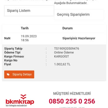 BKM Kitap Tedarik Edilemeyen Kitaplar