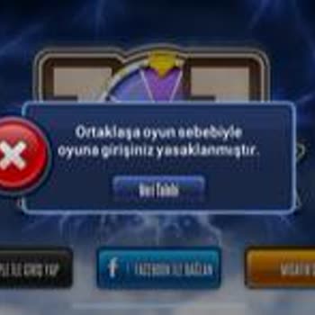101 Okey Plus 101 Plus Oyuna Giriş Engeli