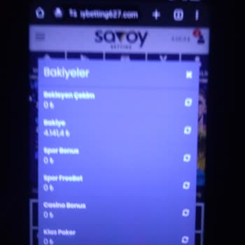 Savoybetting Kayıp Bonusu Aldım 200 TL 43 Bin Tl Kazandım Vermedi