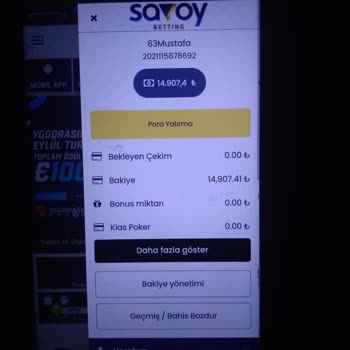Savoybetting Kayıp Bonusu Aldım 200 TL 43 Bin Tl Kazandım Vermedi