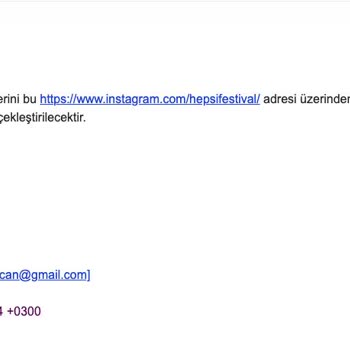 Hepsifestival Bubilet Biletimin İptal Ve İadesini İstiyorum Geri Dönüş Sağlanmıyor!